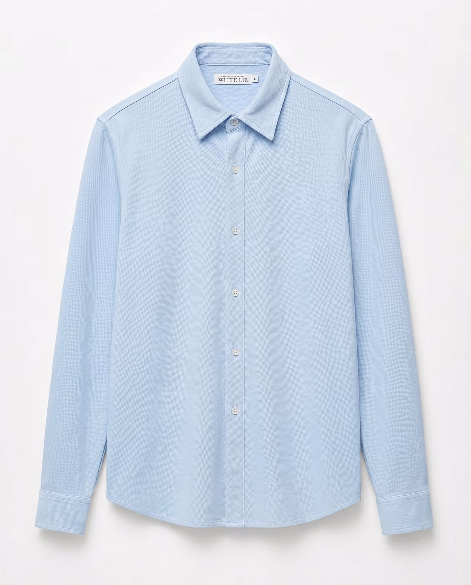 The Piqué in Riviera Blue